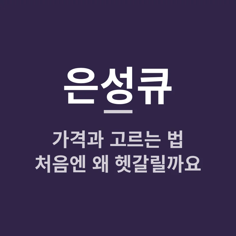 은성큐